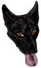 Black Dog Icon